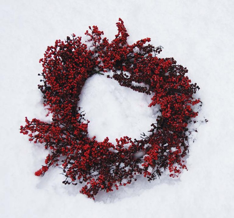 Wreath Christmas Card